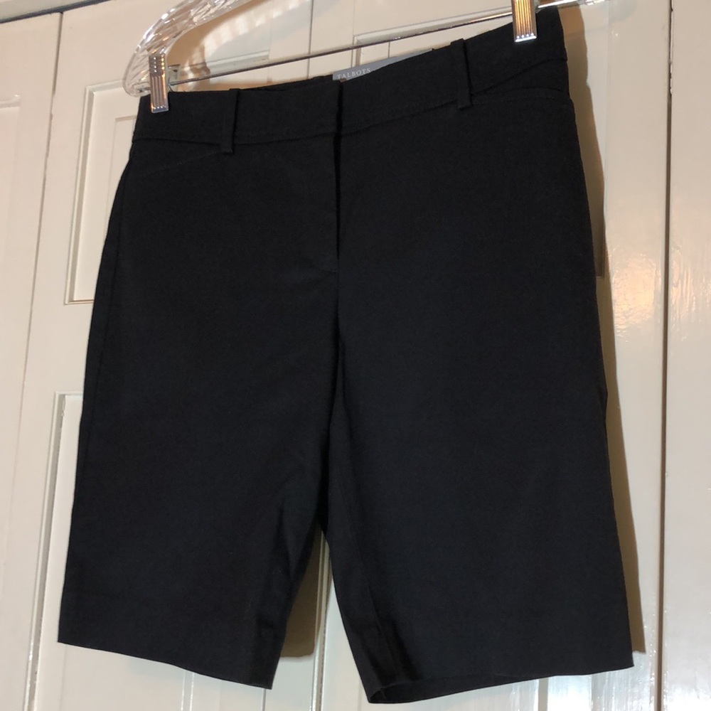 NWT Talbots Perfect Short Black SZ 2P